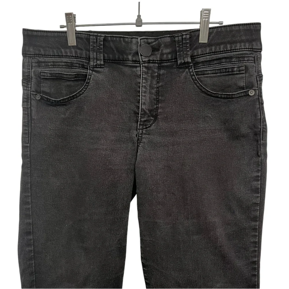 Democracy Abroad Solution Black Mid Rise Skinny Stretch Jeans Women’s 10 - Picture 5 of 13